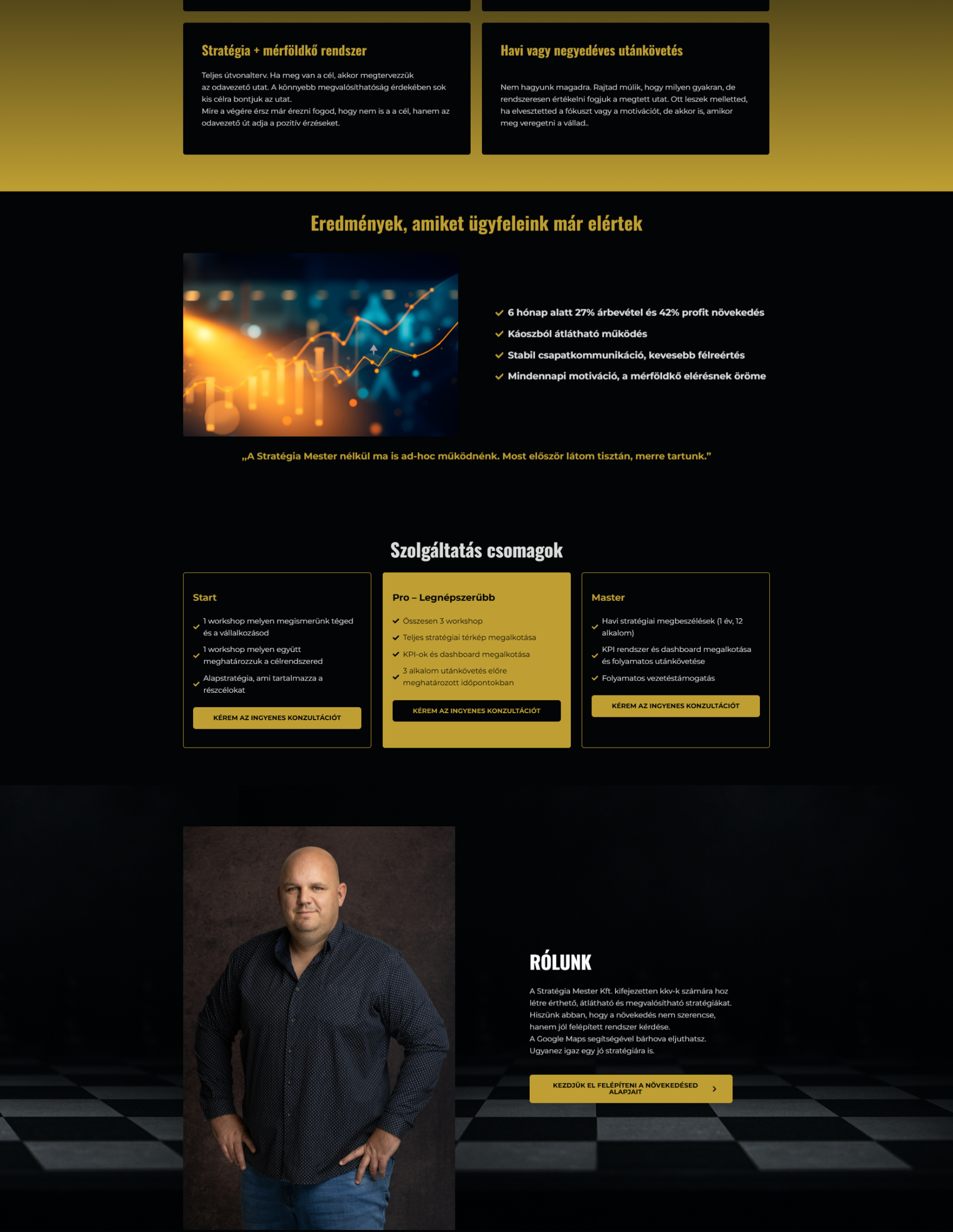 Stratégiamester weboldal